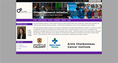 Desktop Screenshot of ohlsonresearch.ca